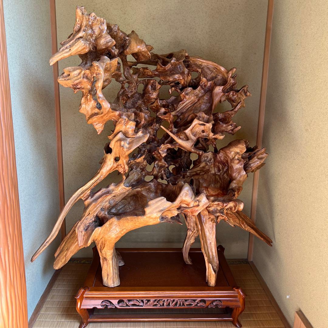 レア 貴重 骨董品 彫刻 アンティーク 家具 流木