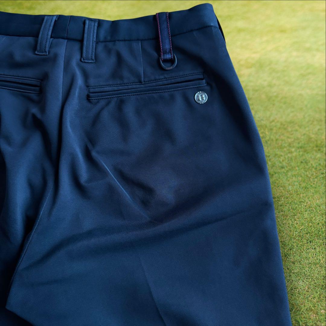 ブリーフィング　パンツ　S〜M相当　チャコールグレー　ネイビー　ストレッチ素材