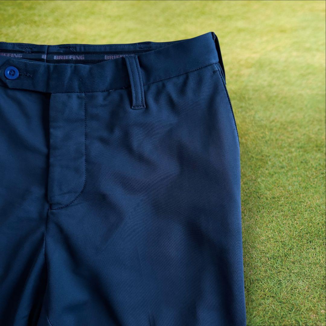 ブリーフィング　パンツ　S〜M相当　チャコールグレー　ネイビー　ストレッチ素材