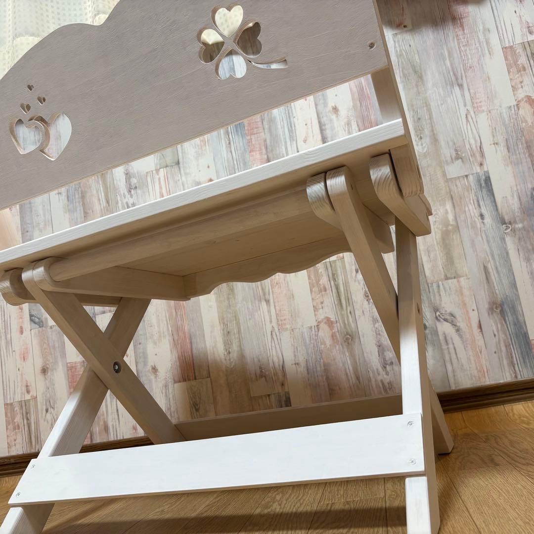 ハンドメイド　ペット用　折りたたみ式　可愛い　ベンチ　撮影用