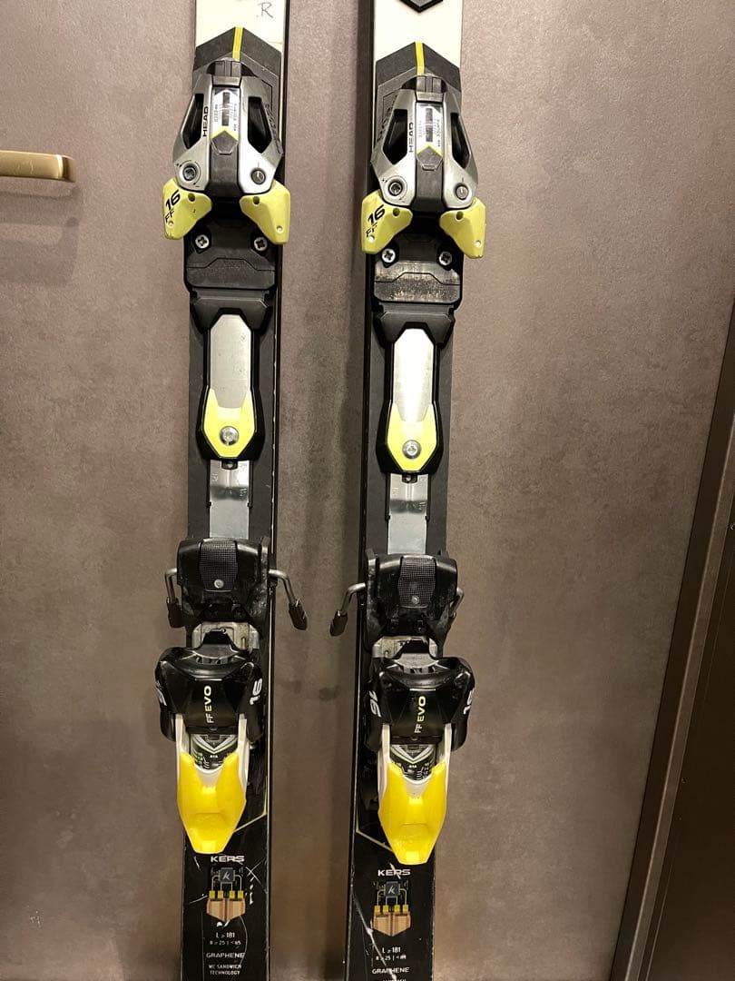 【181cm 】HEAD WORLD CUP REBELS ,R25スキー板