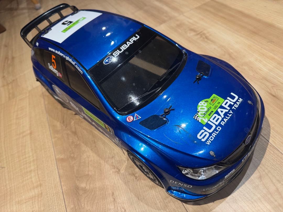 タミヤ　xv-01ロングダンパー仕様 インプレッサ　サーボ、タミヤESC付属