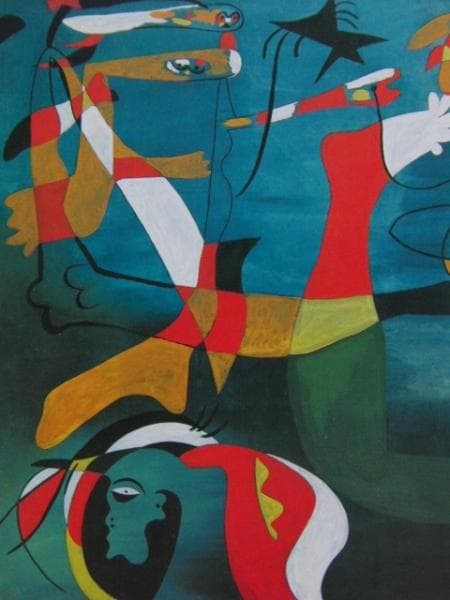 ジョアン・ミロ　Joan Miro　イロンデール/アムール（つばめ/愛）