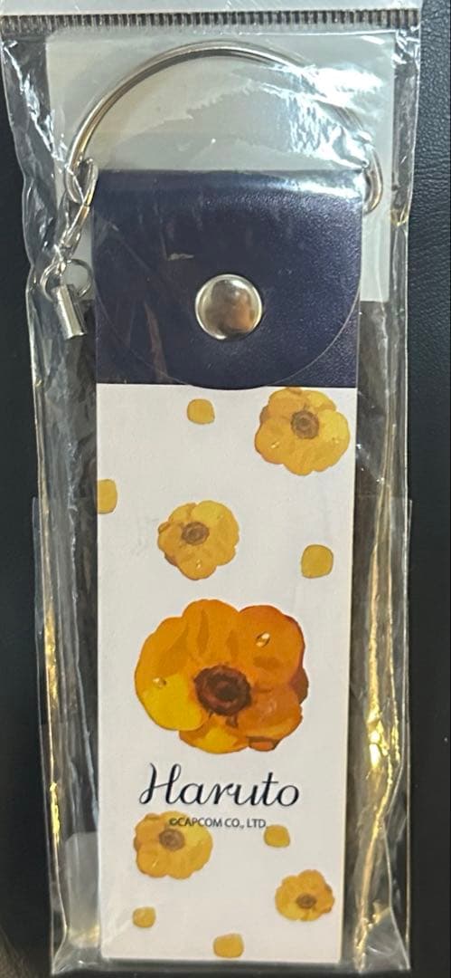 01 ハルト ビッグレザーストラップ キーホルダー 囚われのパルマ