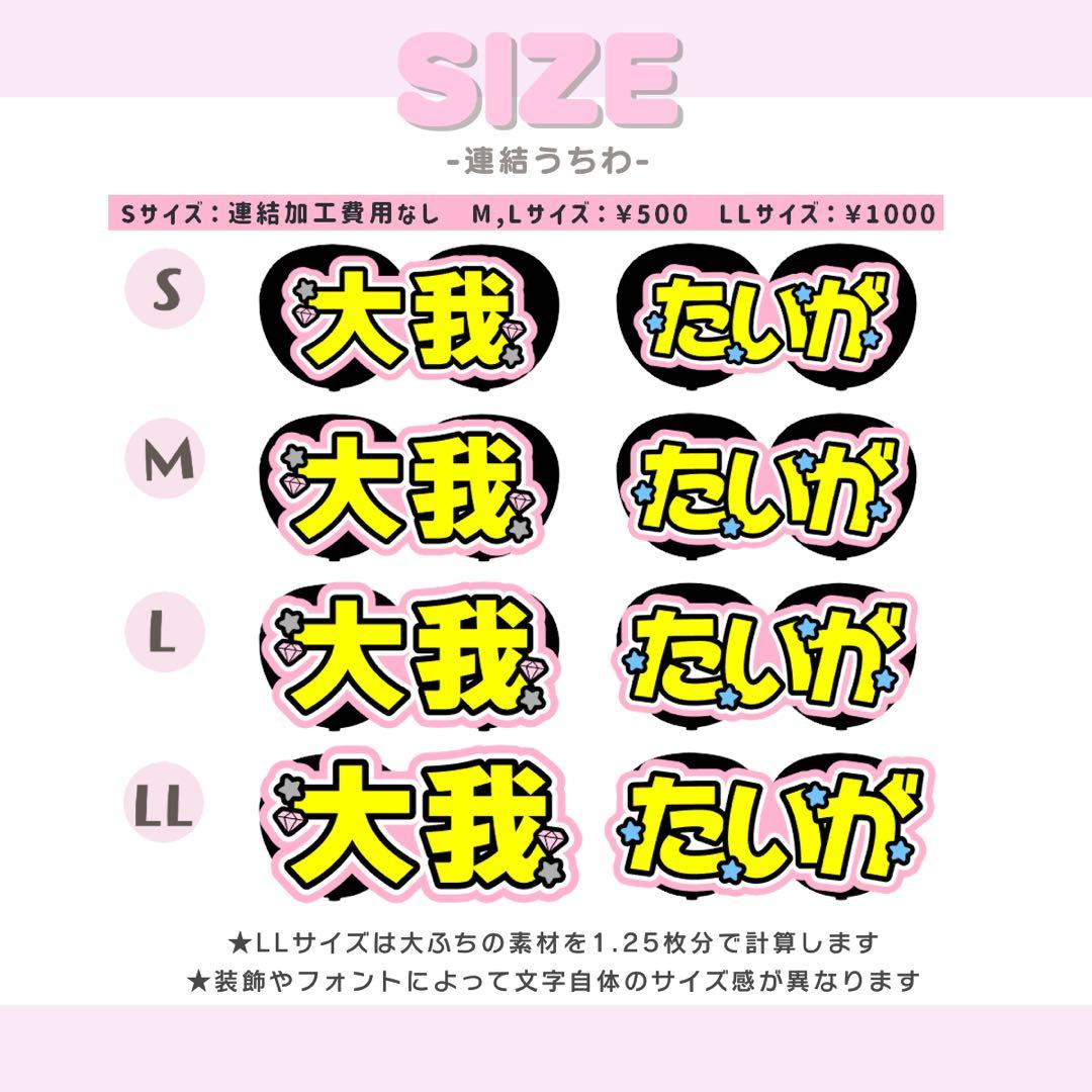 rik♥︎ うちわ文字 オーダー うちわ屋さん 文字パネル ネームボード