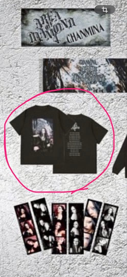 ちゃんみな　Area of Diamond4 AOD4 Tシャツ　Mサイズ