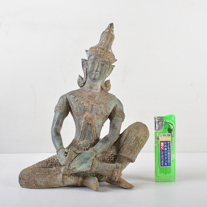 仏教美術　古銅青銅　チベット仏　仏像　置物　C　R6026