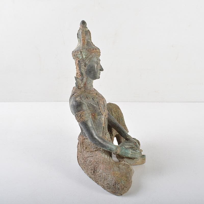 仏教美術　古銅青銅　チベット仏　仏像　置物　C　R6026