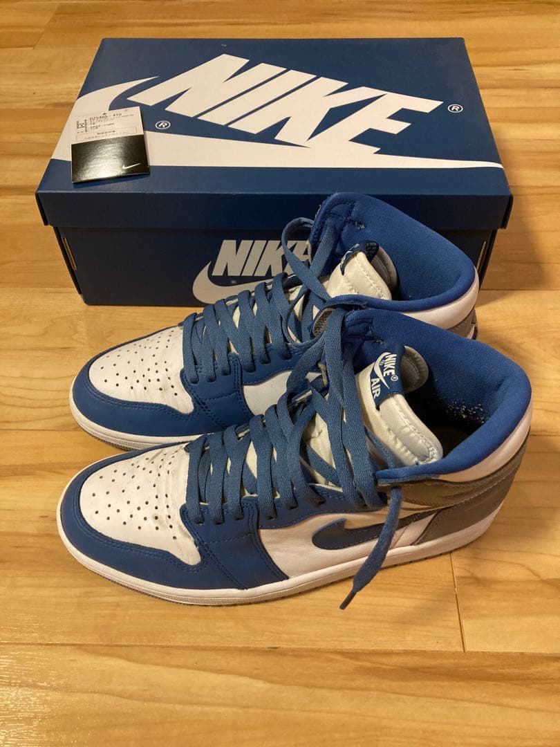 シューズ(男性用) JORDAN1 high og TRUE BLUE US9.5 27.5cm
