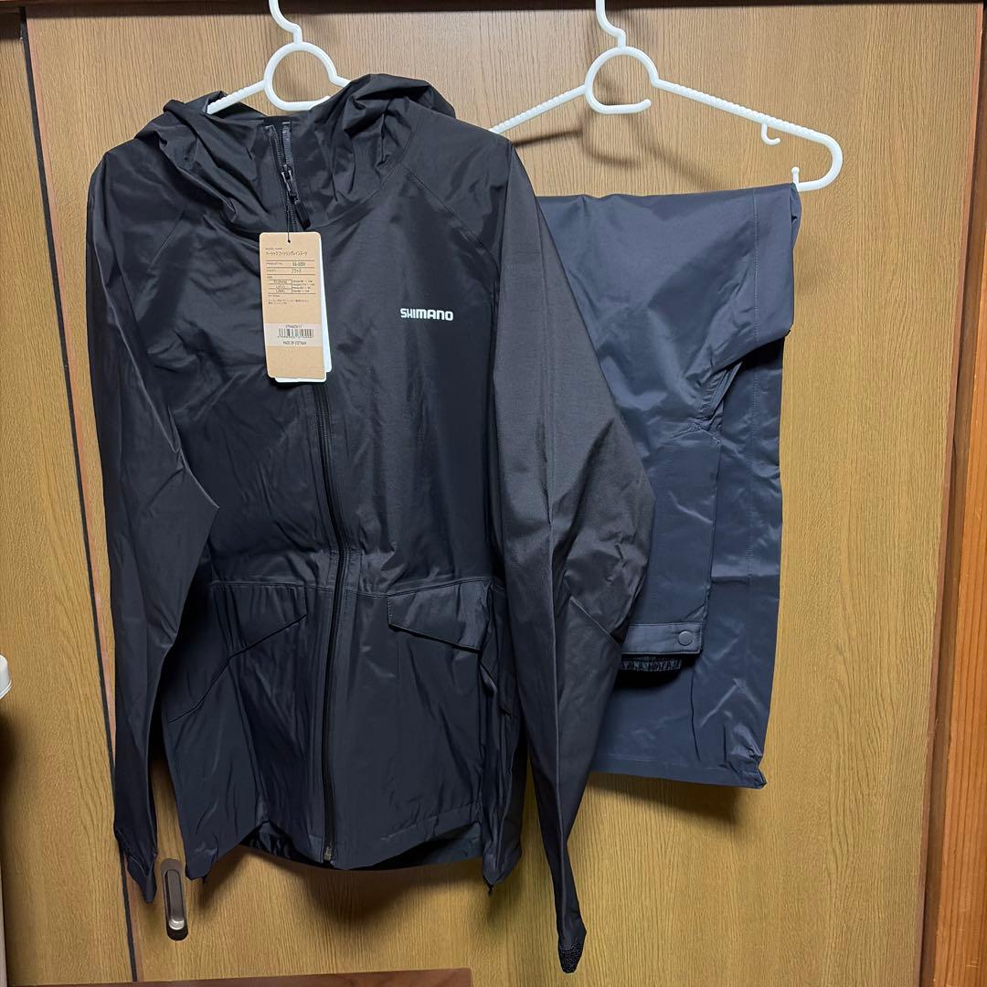 XLサイズ RA-005V ベーシック フィッシングレインスーツ シマノ上下