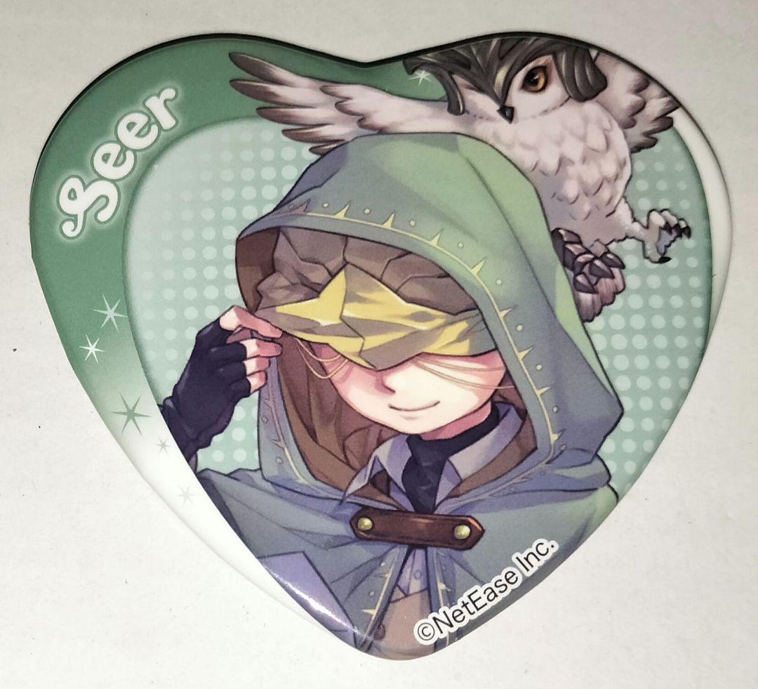 IdentityV 第五人格 占い師 ハート缶バッジ 荘園告白 スイパラ