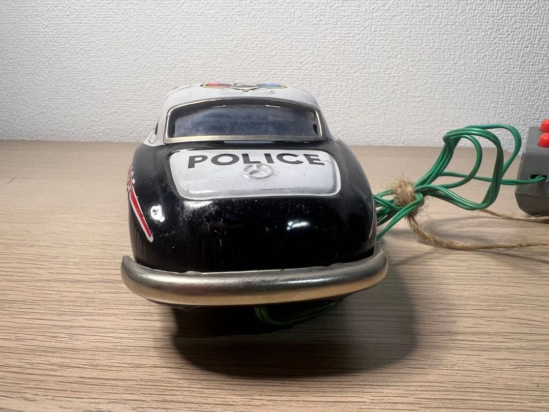 やのまん【ベンツ300SLポリスカー 】tinブリキtoy car