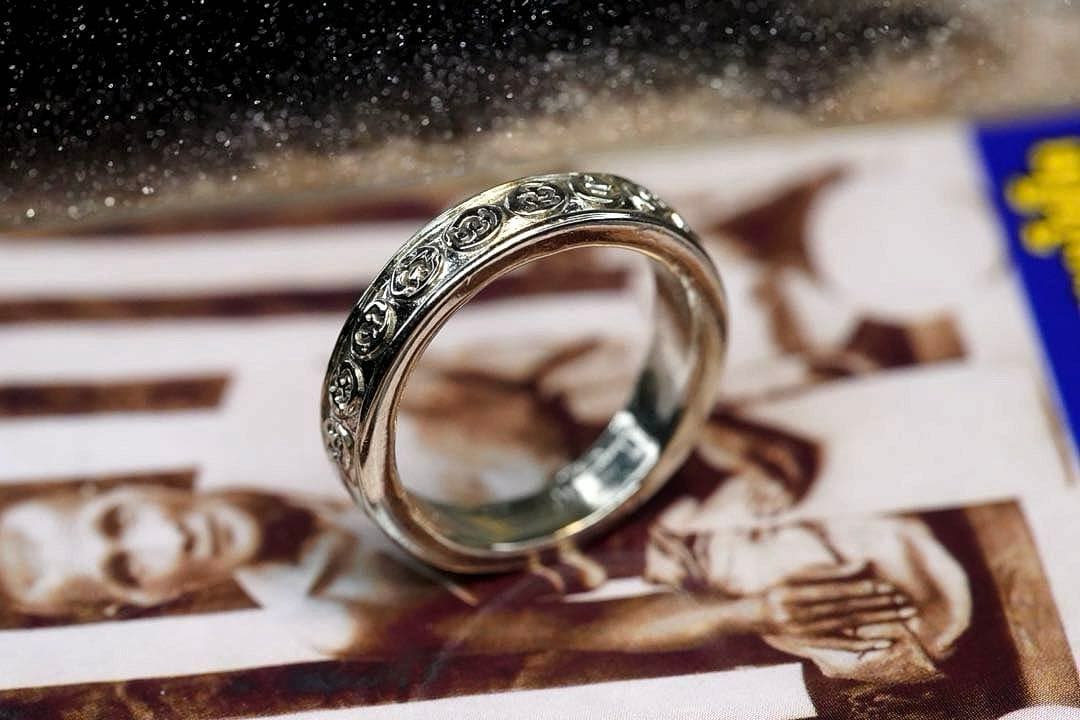 九文字マントラリング　コン師の霊徳を継ぐ  プラクルアン　リング　指輪　19号