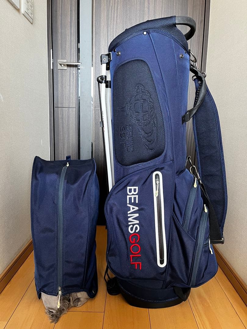 人気良品定番beams golfビームスゴルフ　スタンド型キャディバッグ 9型