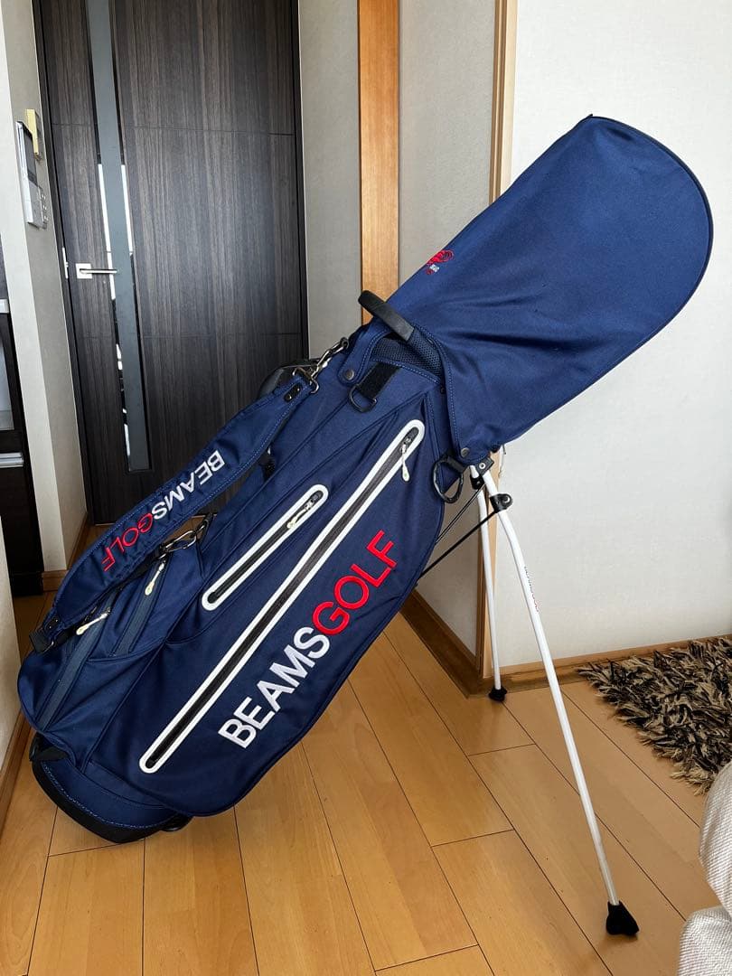 人気良品定番beams golfビームスゴルフ　スタンド型キャディバッグ 9型