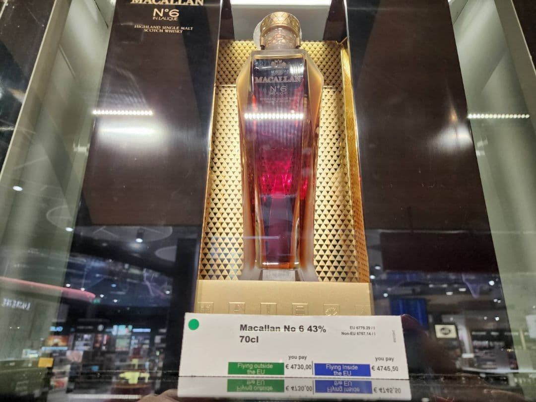 200本限定マッカランNo.6 ラリックデキャンタ 700ml クリスタルボトル