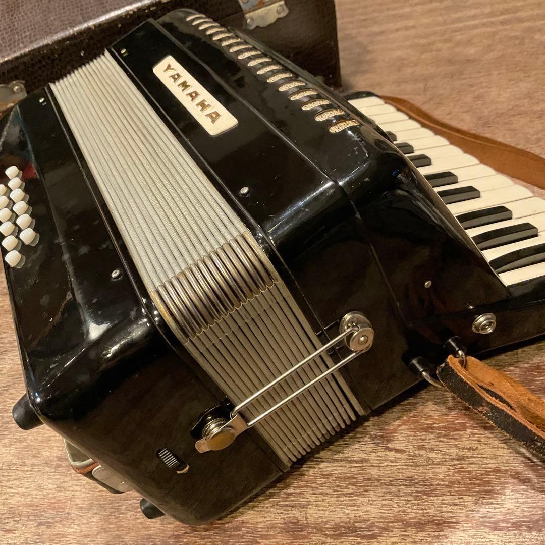 YAMAHA ヤマハ アコーディオン 25鍵盤 BLACK ブラック 黒 レトロ