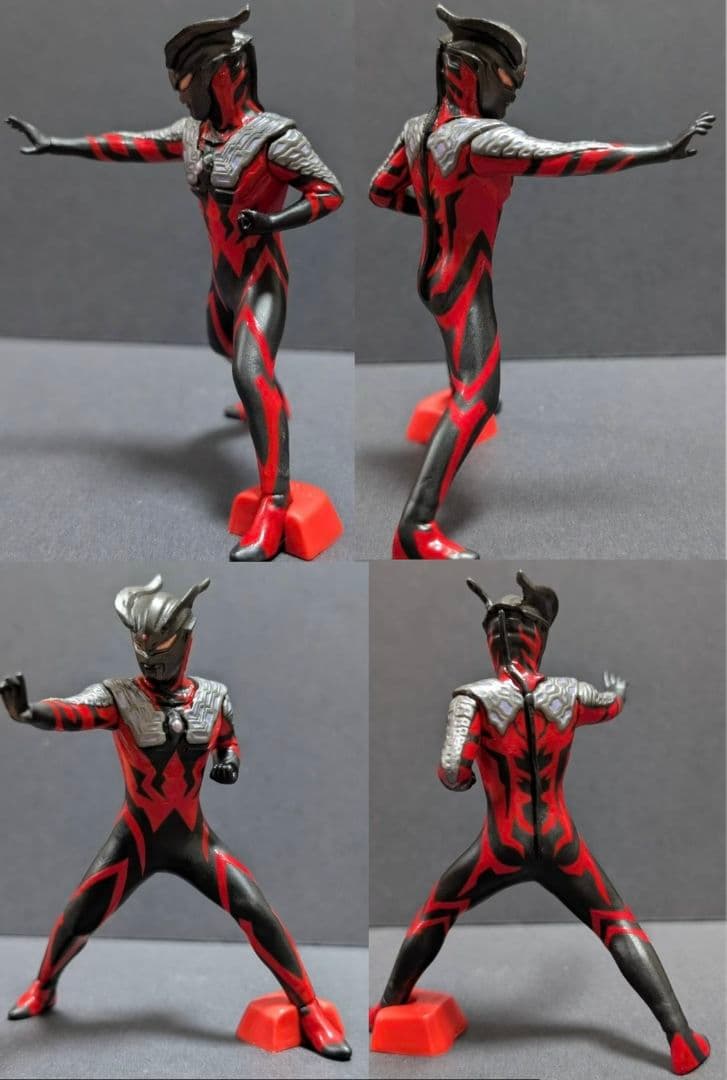 ＨＧシリーズウルトラマン（ダークネス軍団）改造リペイント全４種