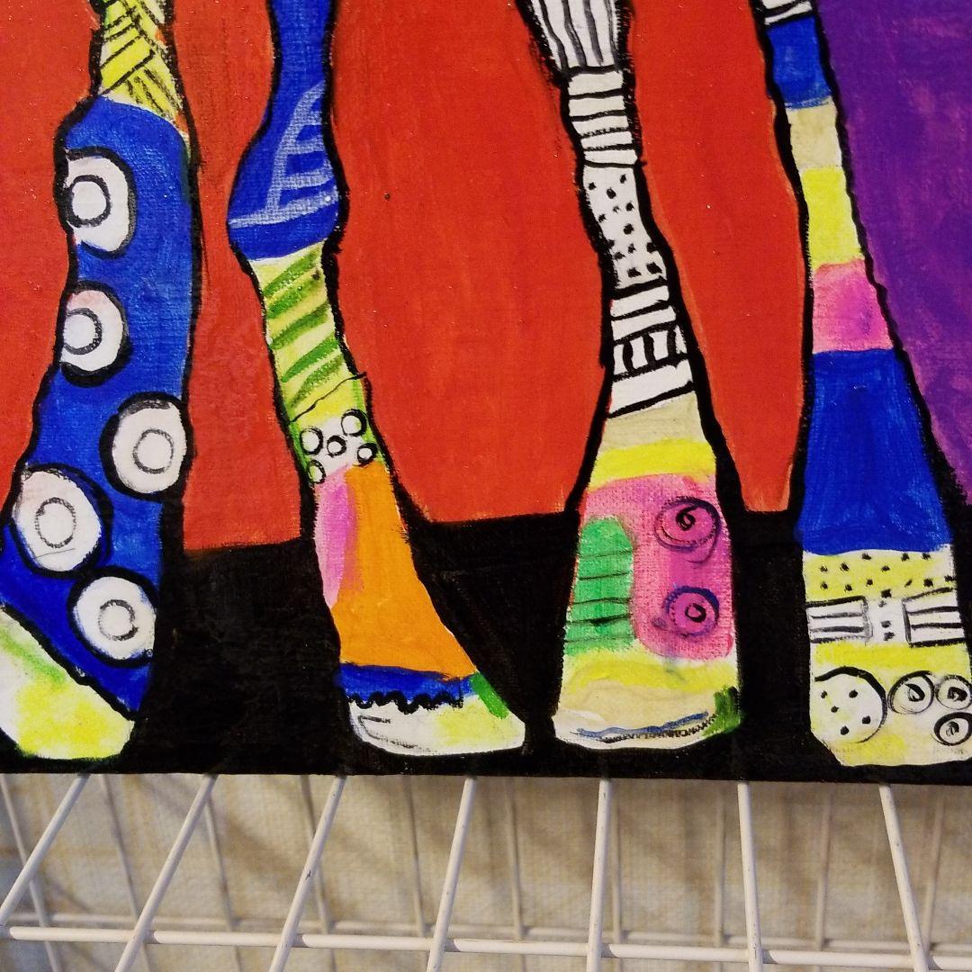 油絵　FUUTA確認　ベストフレンド馬*犬