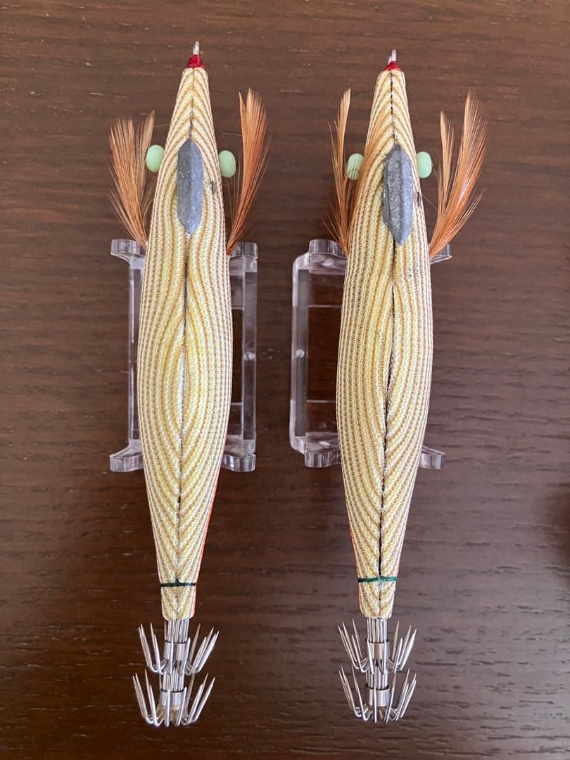 【美品】餌木猿 3.5号 米田塾長 スーパーシャロー2本　管理番号17