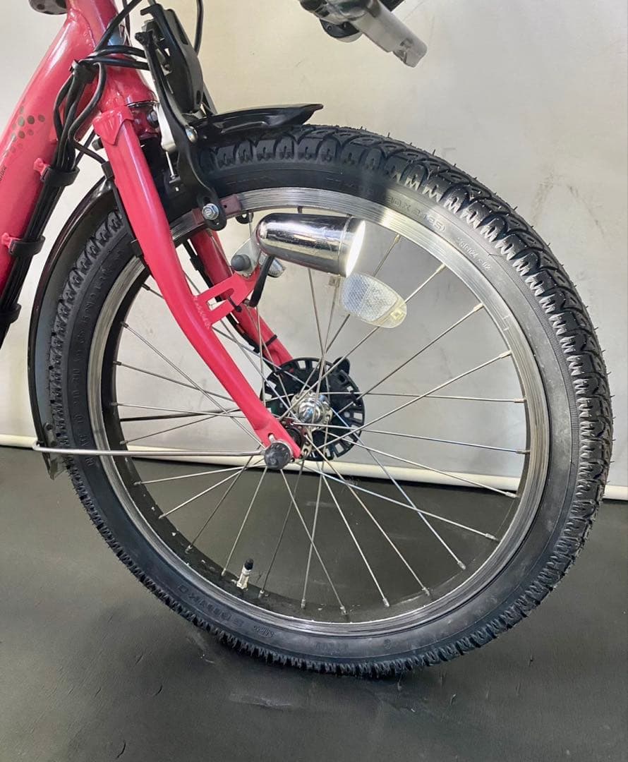 1年保証 ブリヂストン　20インチ　子供乗せ　3人乗り　桃色　電動アシスト自転車