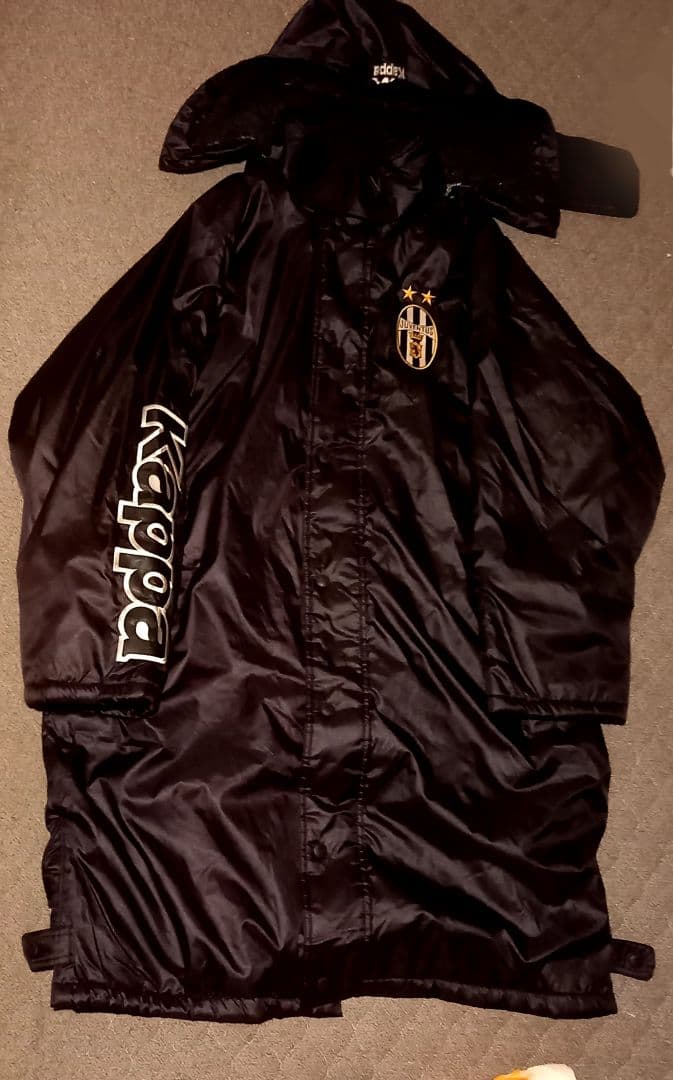 kappa カッパ　ユベントス　ベンチコート　ボア　90s L