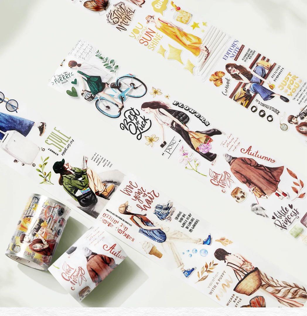 ⭐️SALE⭐️WT《街角的邂逅》海外マスキングテープ　マステ 【2165】