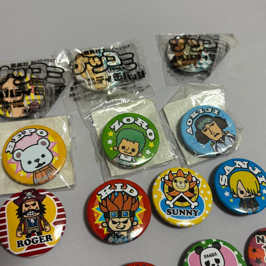 ワンピース ミニ缶バッジ まとめ ノベルティ ナツコミ等