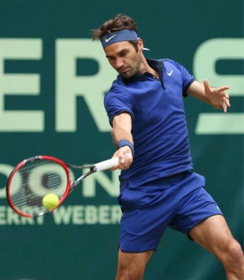 NIKE 2016 全仏 フェデラーモデル RFポロシャツ　Mサイズ