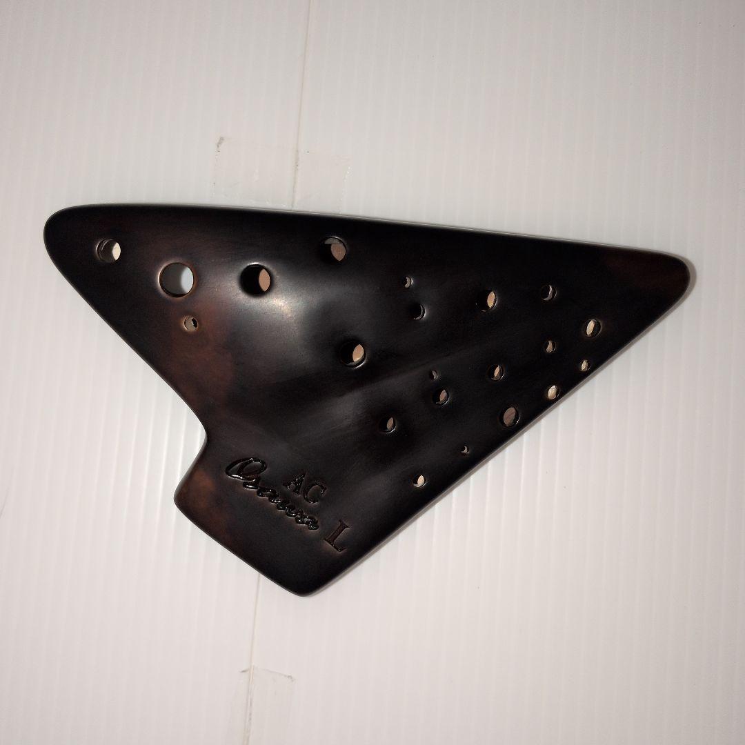 新品オオサワトリプルオカリナAC .ライトウエイト.漆仕上げセミハードケース付き