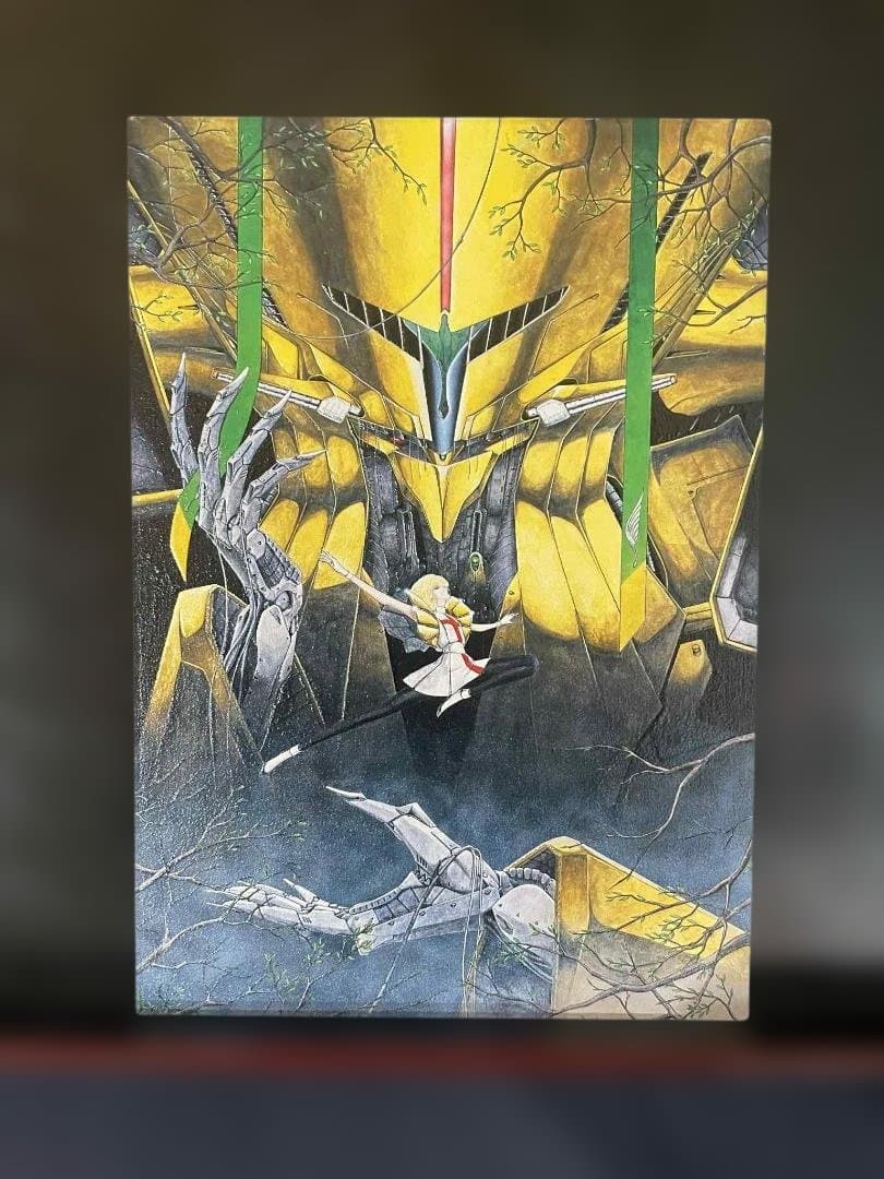 永野護デザイン展　木製ポストカード　ファイブスター物語