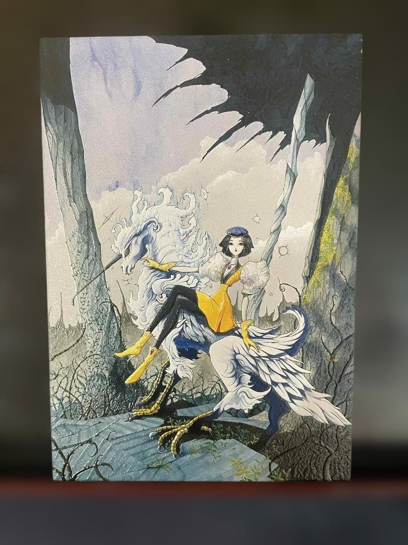 永野護デザイン展　木製ポストカード　ファイブスター物語