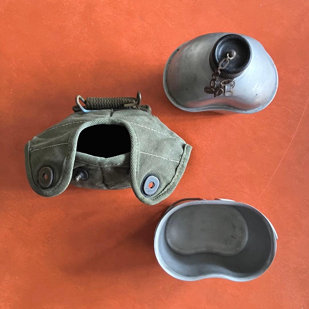 ヴィンテージ U.S.ミリタリー キャンティーン セット / 水筒