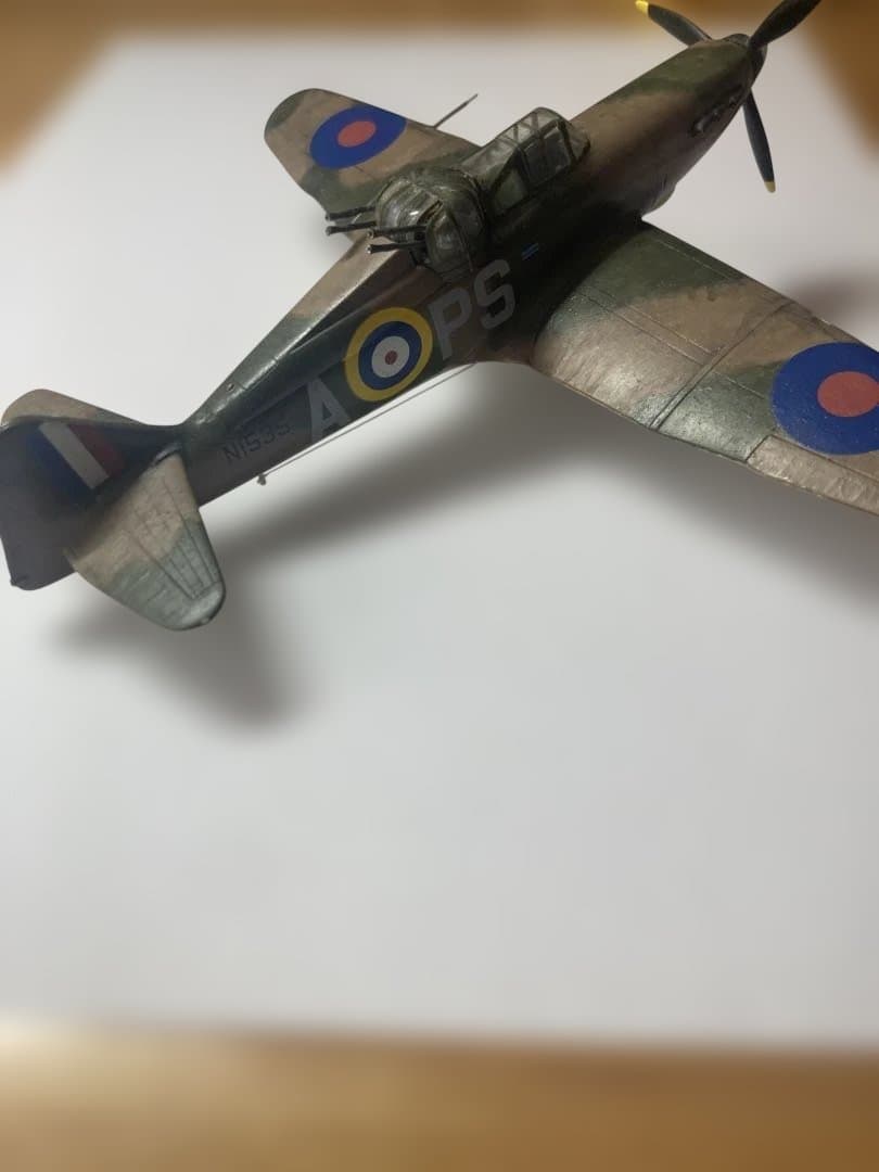 第2次世界大戦　戦闘機4機セット　完成品