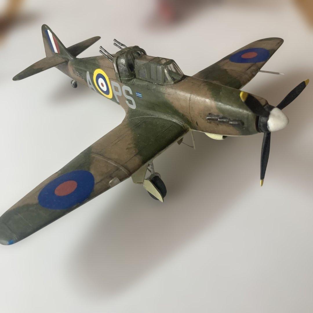 第2次世界大戦　戦闘機4機セット　完成品