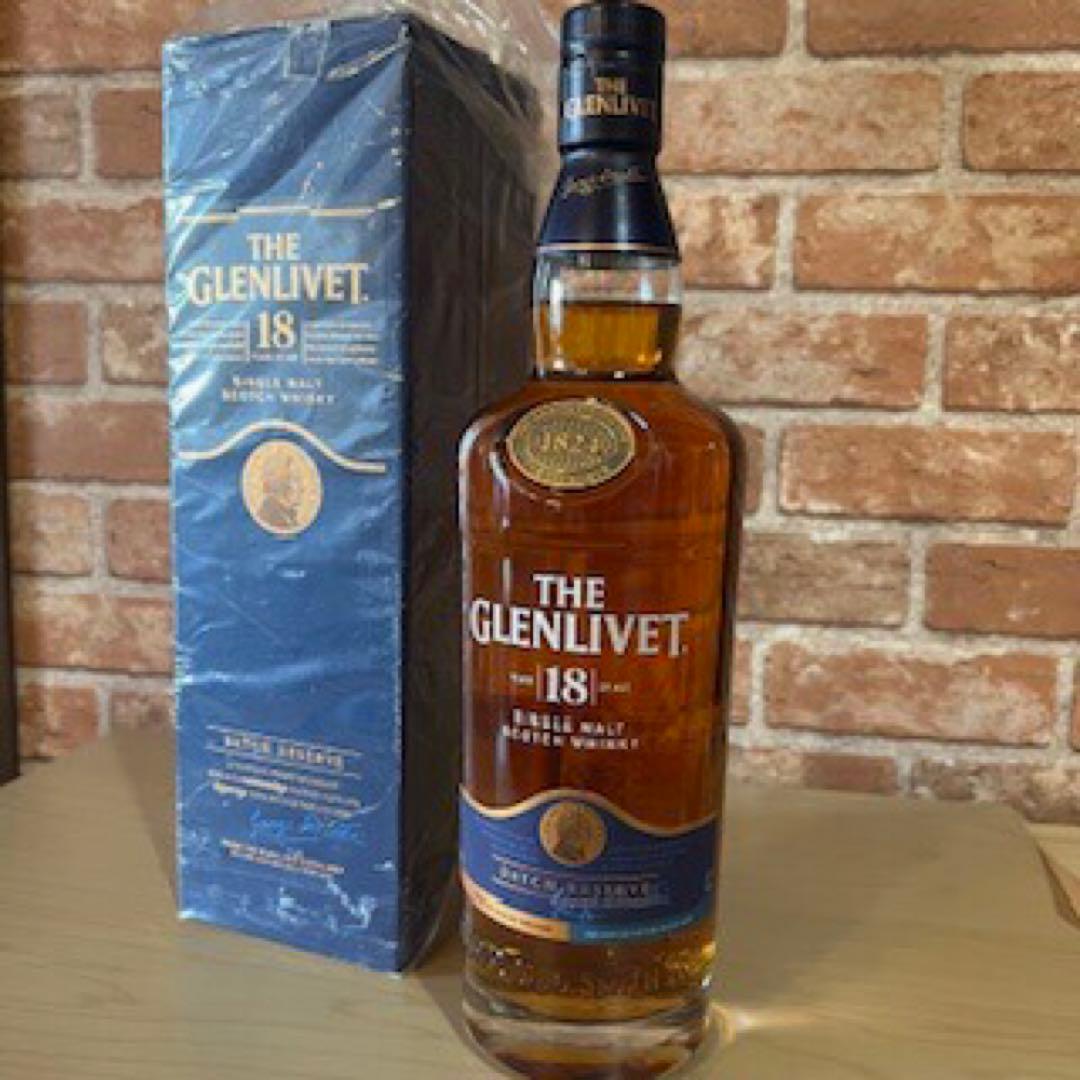 THE GLENLIVET 18年 シングルモルトウイスキー 700ml未開封