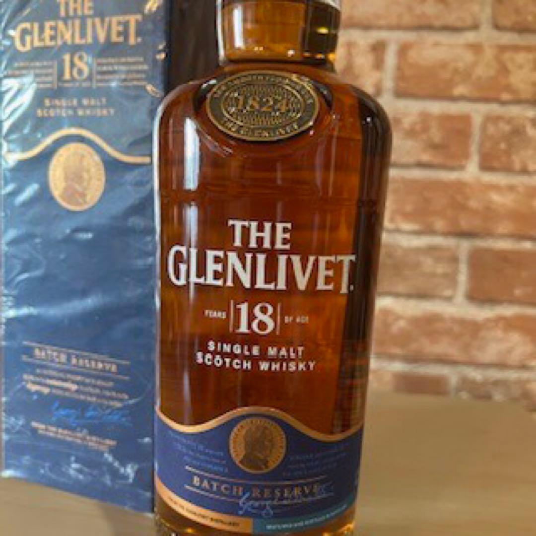 THE GLENLIVET 18年 シングルモルトウイスキー 700ml未開封