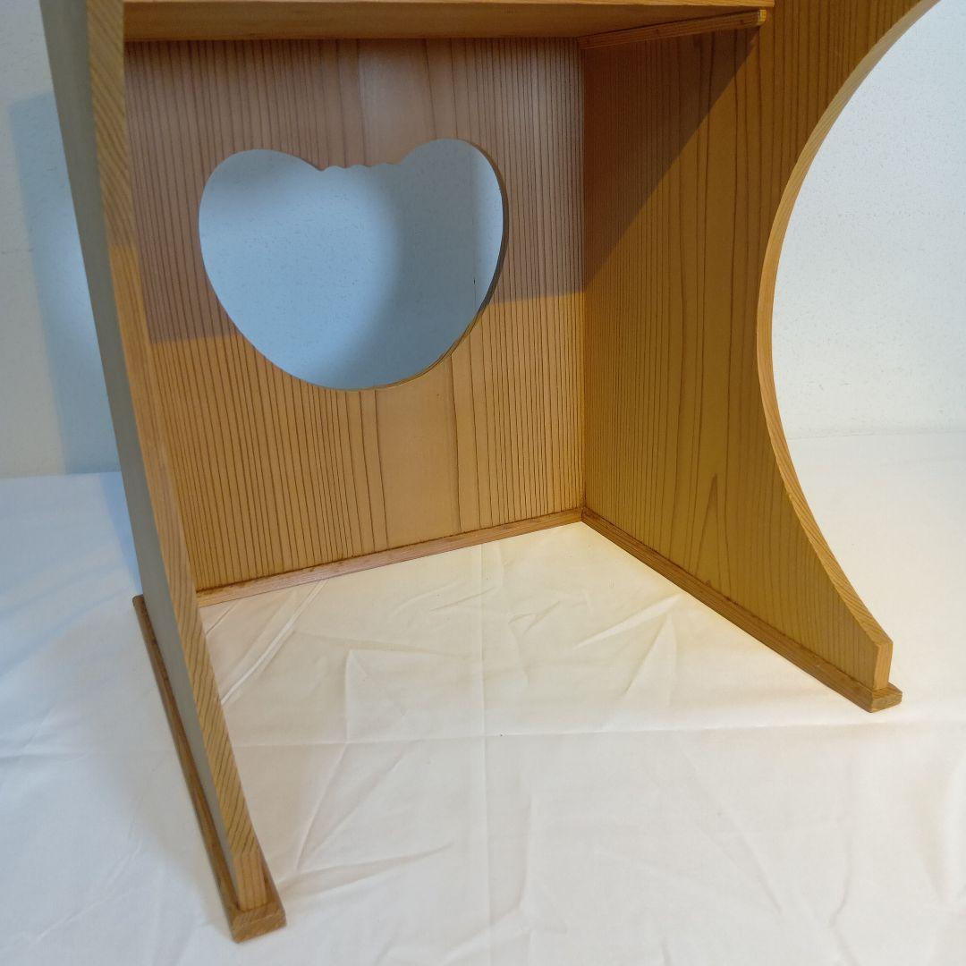 茶道具　抱清棚　杉木地　紙箱