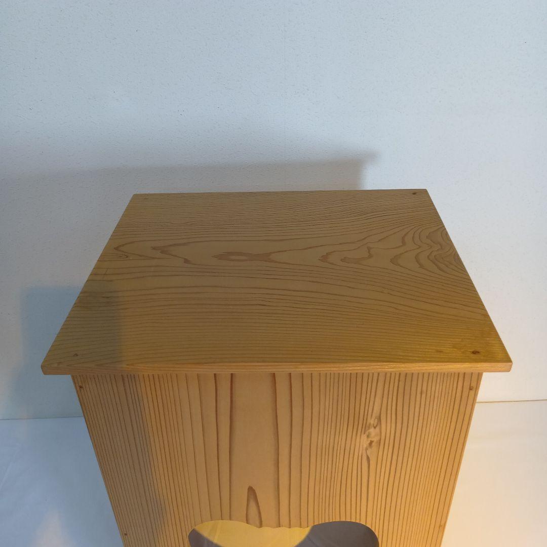 茶道具　抱清棚　杉木地　紙箱