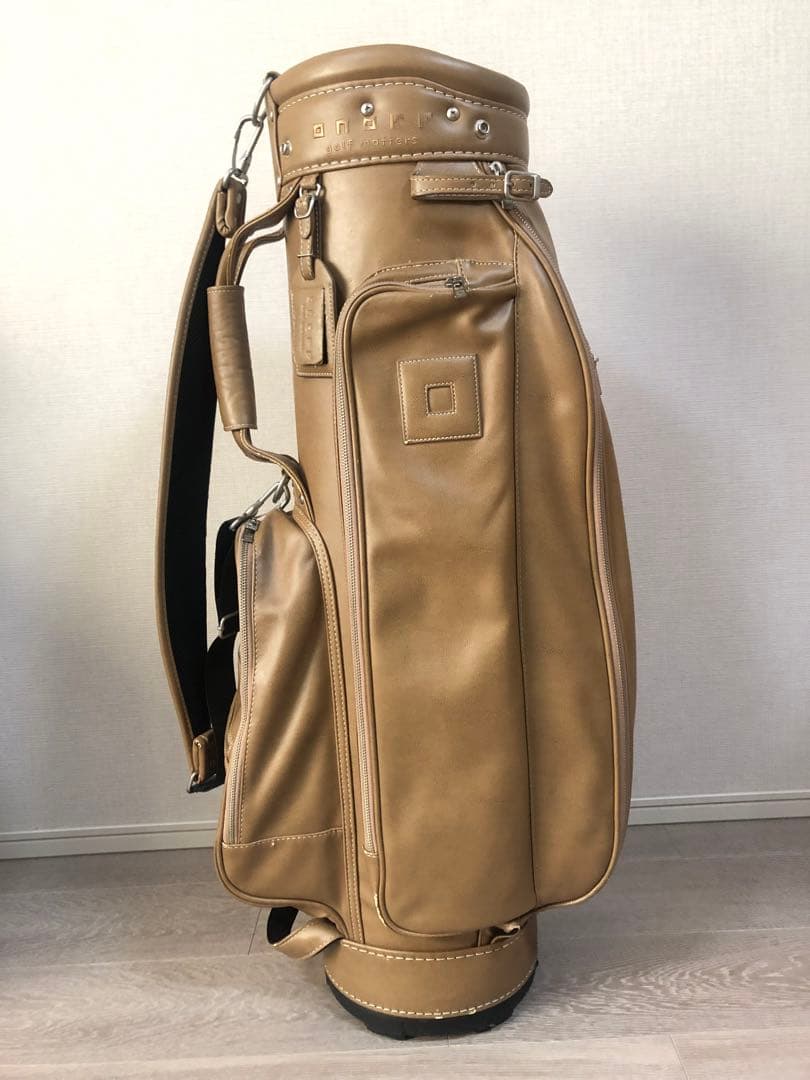 オノフ キャディバッグ 8.5型　キャメル