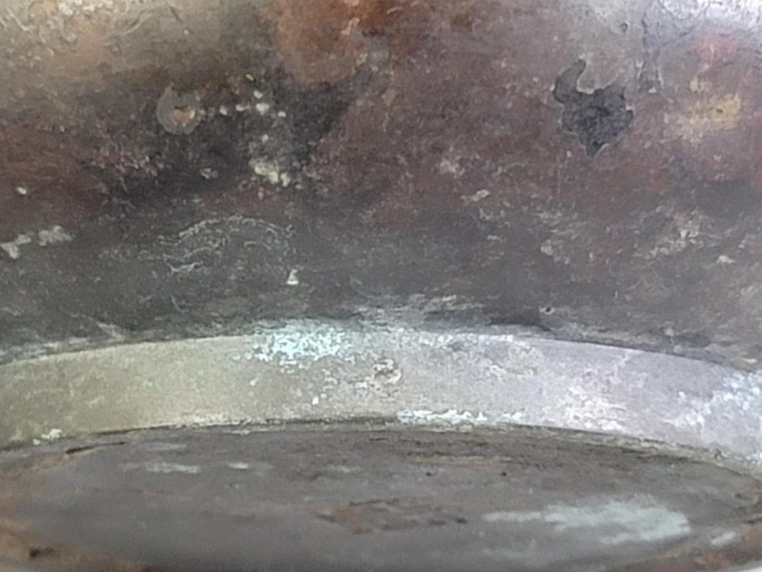 古銅 花生 在印 茶道具 DT406