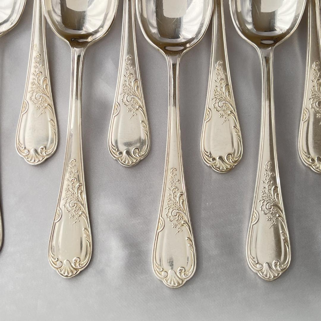 【仏蘭西】 Louis XV テーブルスプーン 12本 21cm