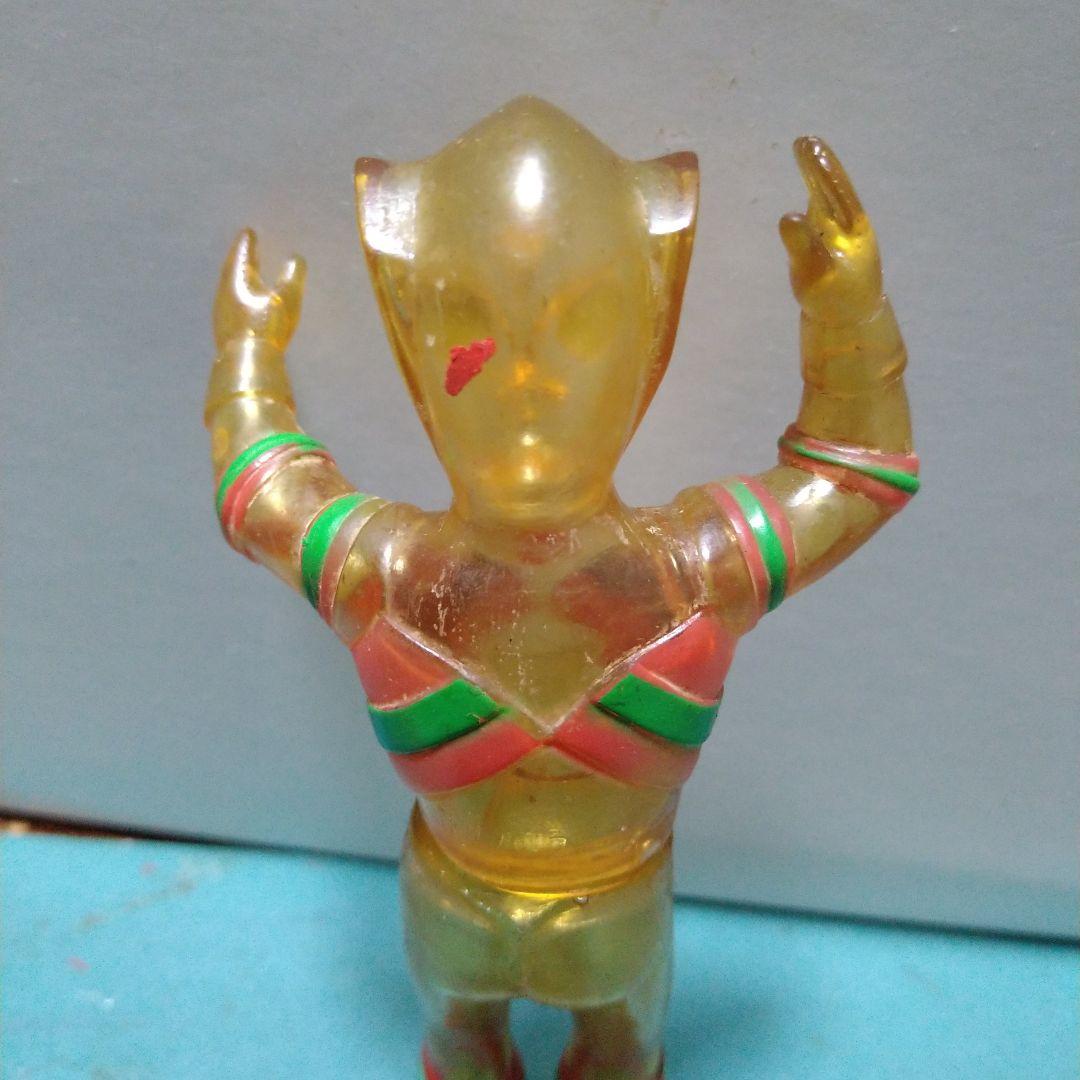 【当時物】【ブルマァク】　 トリプルファイター (クリアver) ソフビ