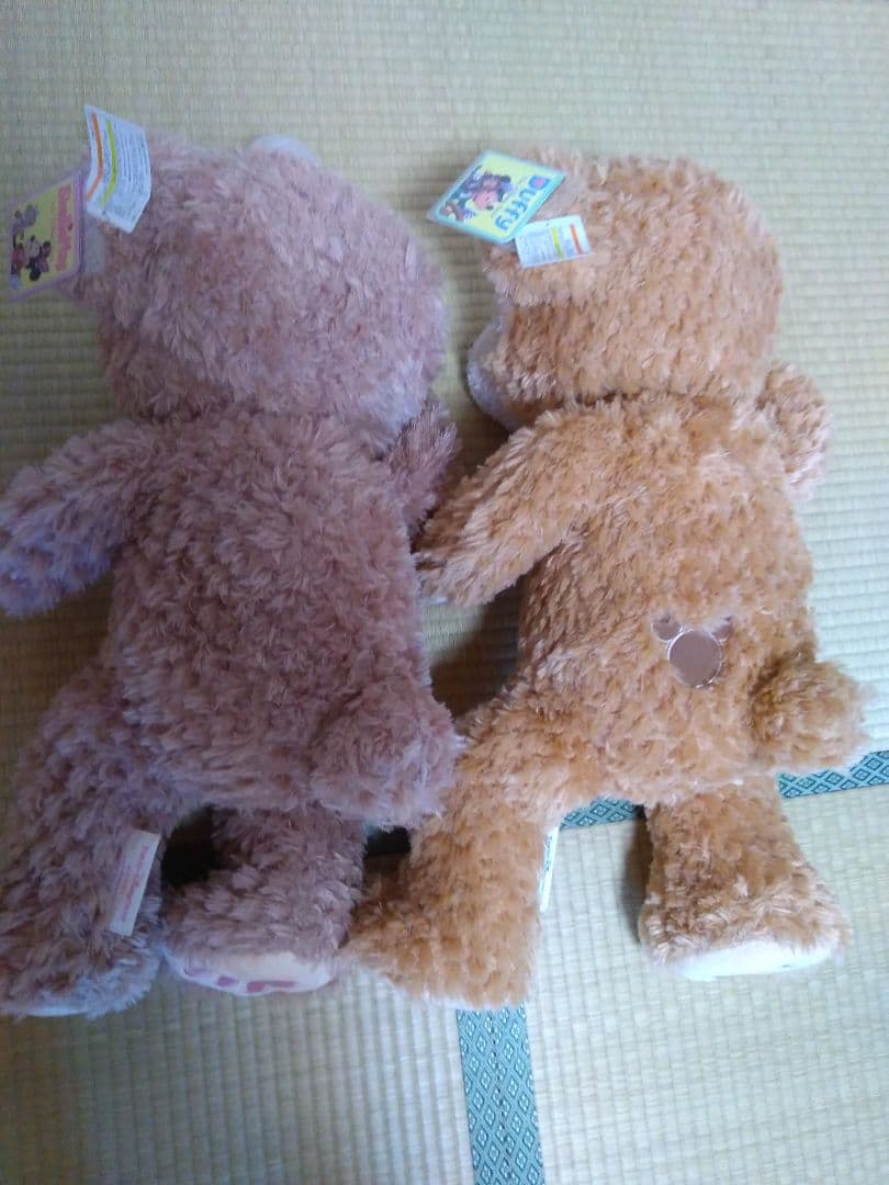 【海】60ｃｍ大ダッフィー&シェリーメイ ぬいぐるみセットディズニーお土産