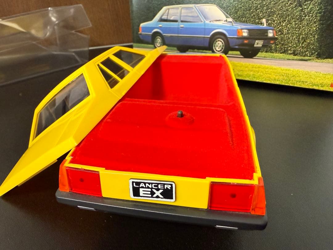 し*ん様 昭和レトロ　非売品　ランサーEX ミニチュアカー　オルゴール