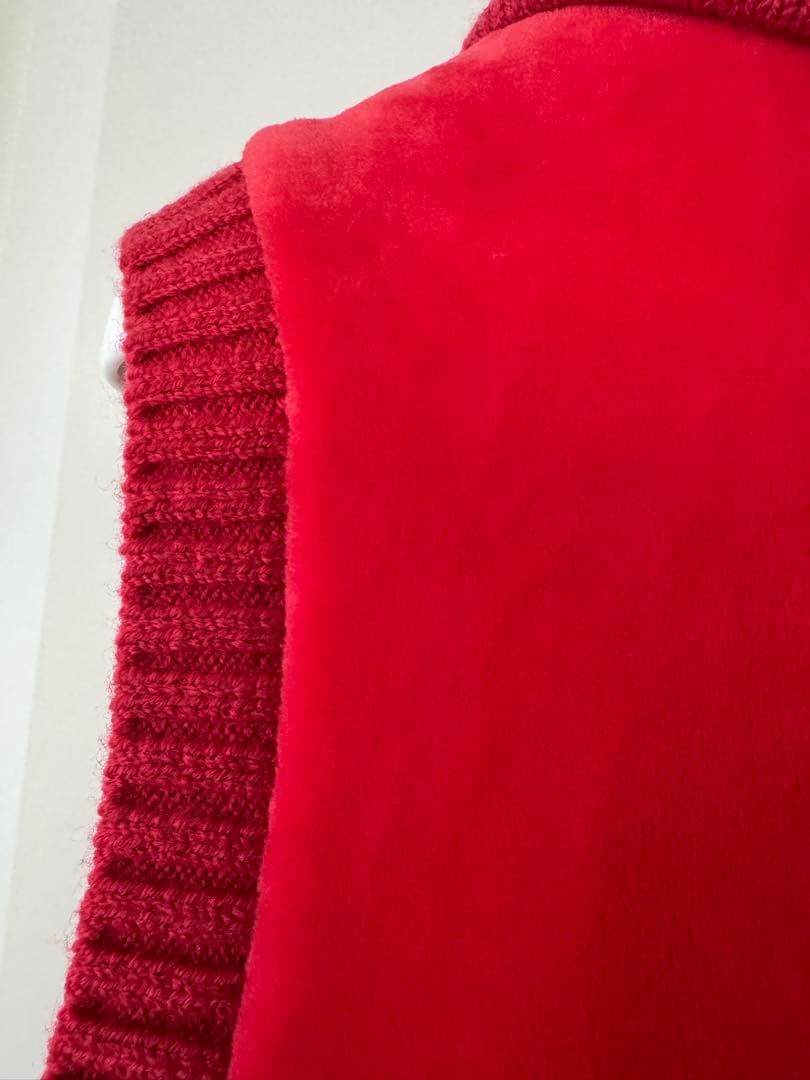 Picone レディース ベスト レッド サイズI 39000円プラス➕税