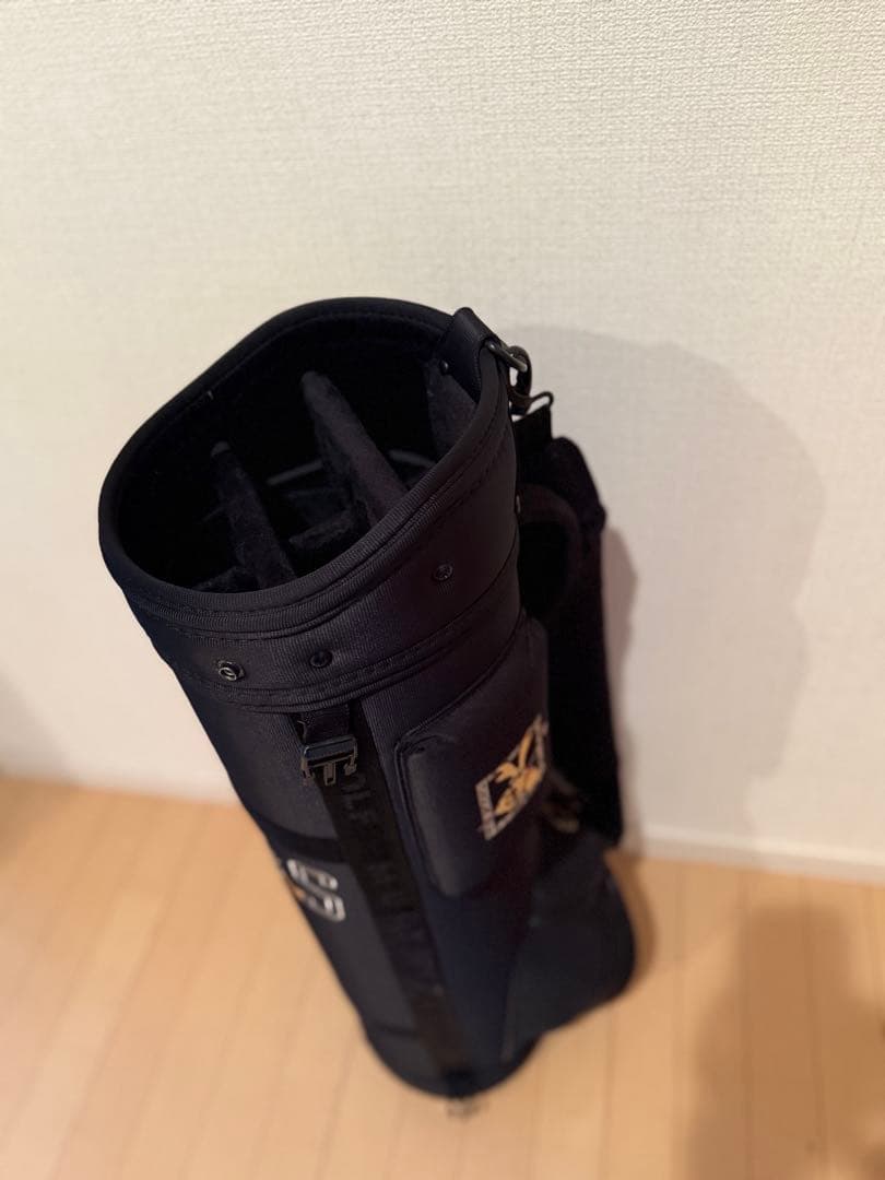 【PURU】M.U SPORTS レディースキャディバッグ（ブラック）