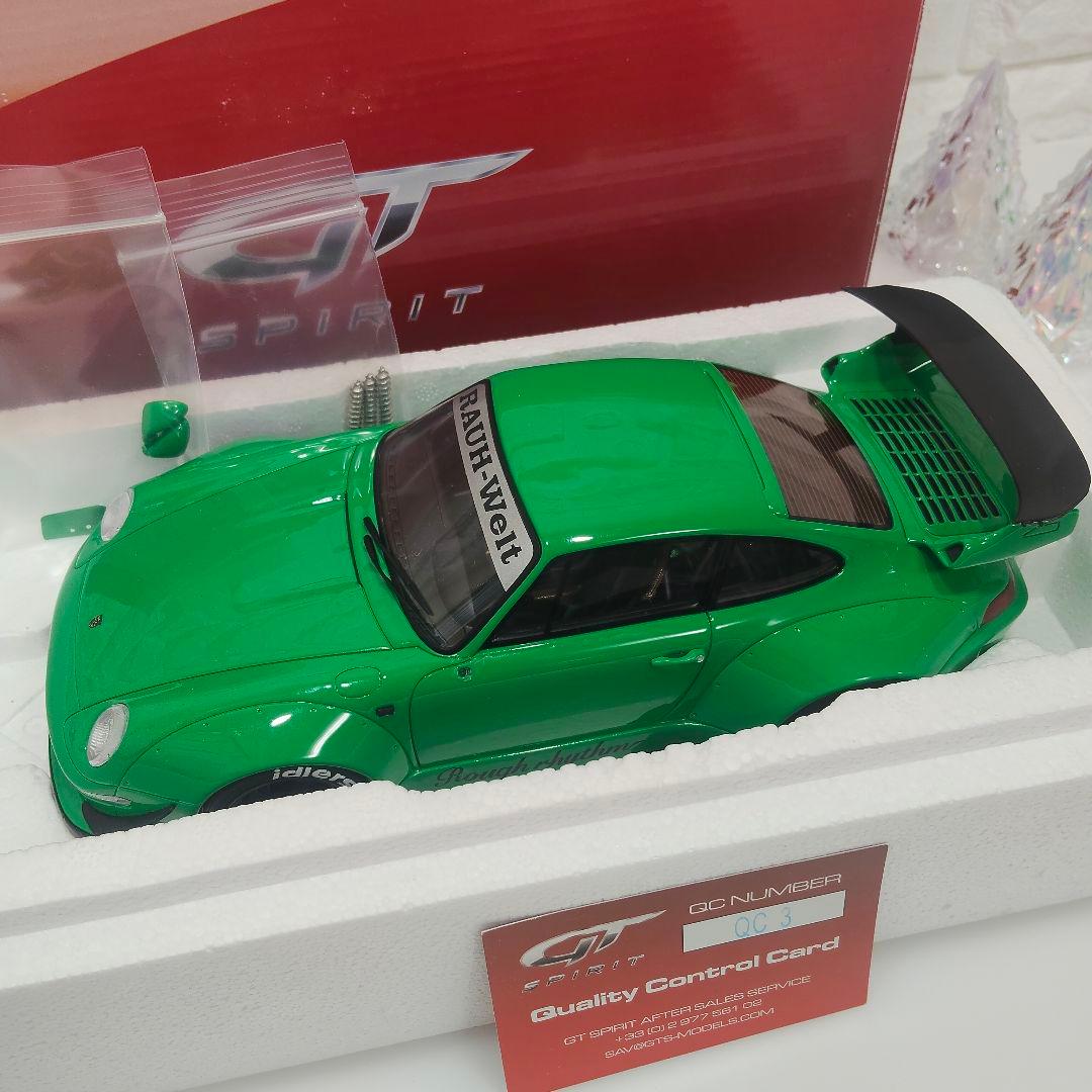 【特価】京商 RWB ポルシェ 993 1/18 2000台限定 グリーン