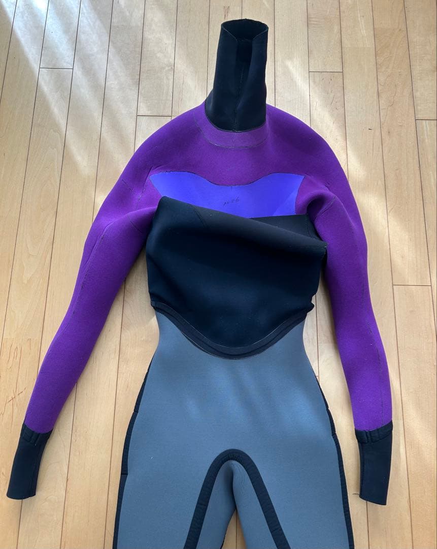 [美品]サイバーシールドウェットスーツドライスーツ4mmMRサイズレディース
