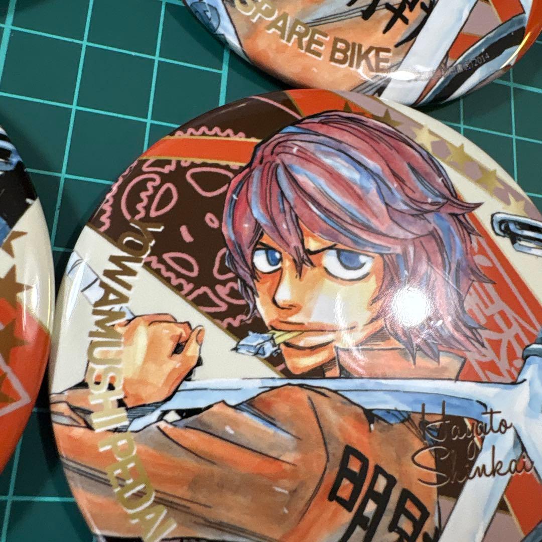 弱虫ペダル 秋田書店 SPARE BIKE 原作柄 新開隼人 缶バッジ 30点